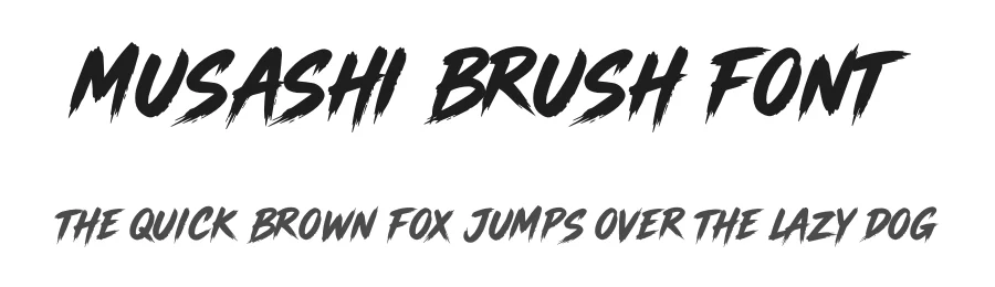 Musashi Brush Font by Maknastd โ Script Handwritten Font
