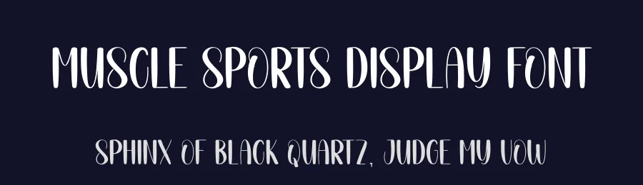Muscle Sports Display Font by andikastudio — Script Handwritten Font — thumbnail 2