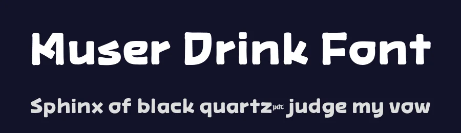 Muser Drink Font by productype — Display Font — thumbnail 2