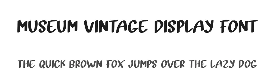 Museum Vintage Display Font by andikastudio — Display Font