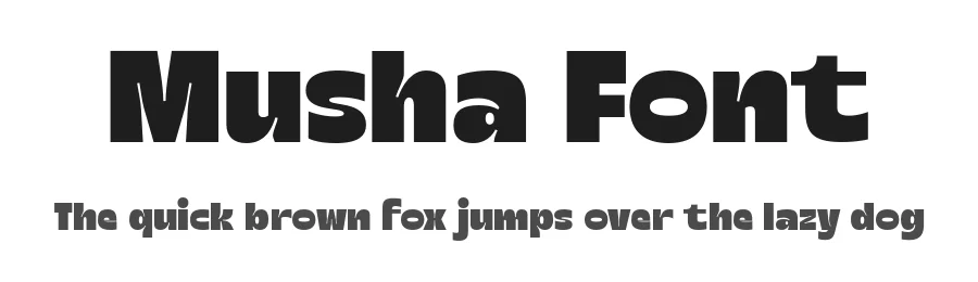 Musha Font by Arterfak Project — Sans Serif Font