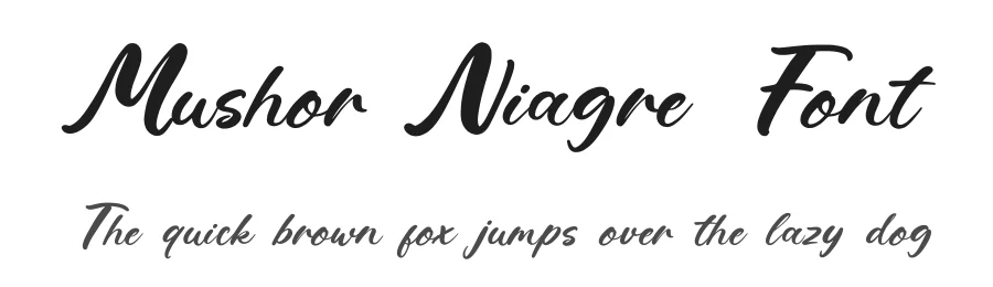 Mushor Niagre Font by enxyclo — Script Handwritten Font