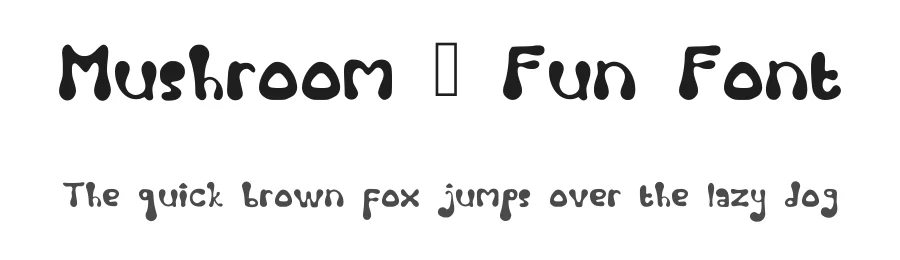 Mushroom – Fun Font by Miragraph — Script Handwritten Font
