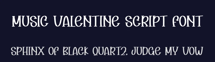 Music Valentine Script Font by andikastudio — Display Font — thumbnail 2