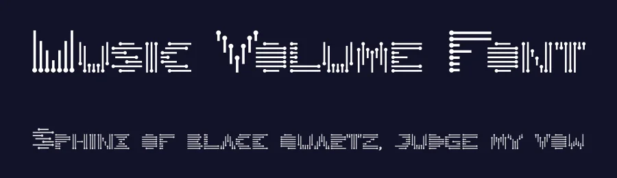 Music Volume Font by ganuDESIGN — Display Font — thumbnail 2