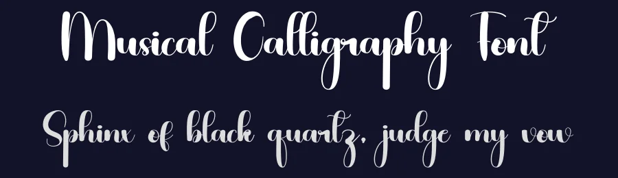Musical Calligraphy Font by inermediaSTUDIO — Script Handwritten Font — thumbnail 2