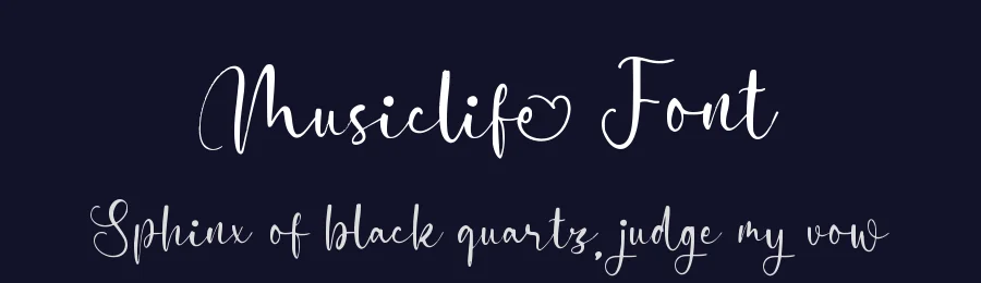 Musiclife Font by qwrtype — Script Handwritten Font — thumbnail 2
