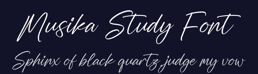 Musika Study Font by glorytype — Script Handwritten Font — thumbnail 2