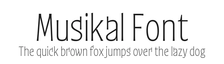 Musikal Font by Freds Fonts โ Display Font
