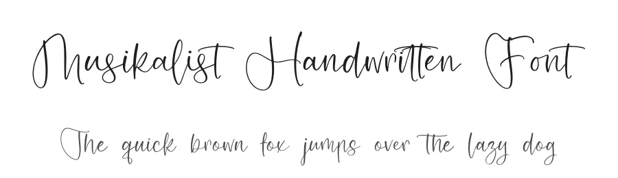 Musikalist Handwritten Font by Operatype.Co — Script Handwritten Font