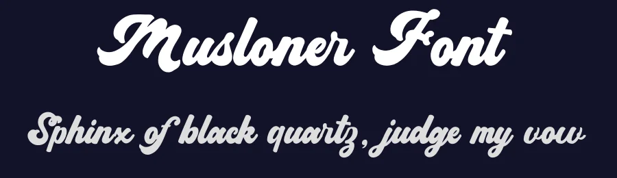 Musloner Font by Rantautype — Script Handwritten Font — thumbnail 2