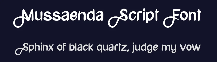 Mussaenda Script Font by andikastudio — Script Handwritten Font — thumbnail 2