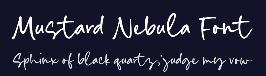 Mustard Nebula Font by Timur type — Script Handwritten Font — thumbnail 2