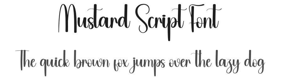 Mustard Script Font by andikastudio — Script Handwritten Font