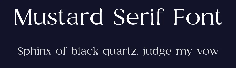 Mustard Serif Font by YUKITA CREATIVE — Serif Font — thumbnail 2