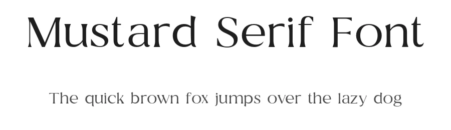 Mustard Serif Font by YUKITA CREATIVE — Serif Font