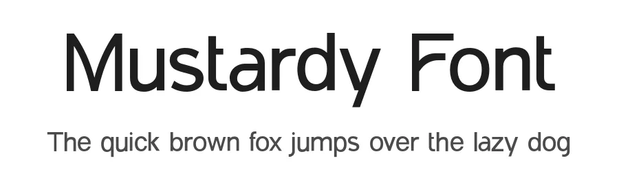 Mustardy Font by UICreative — Sans Serif Font