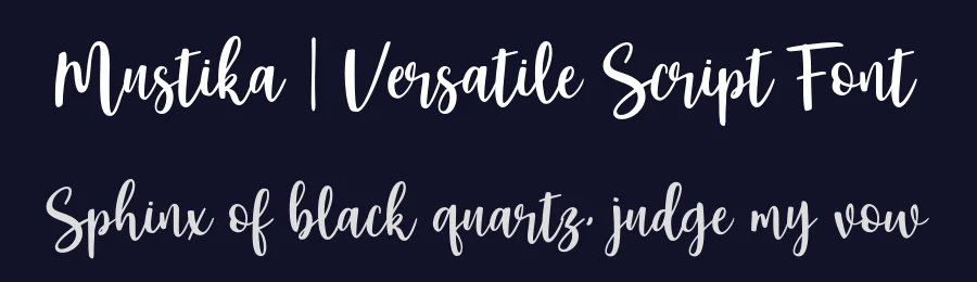 Mustika | Versatile Script Font by Letternun — Script Handwritten Font — thumbnail 2