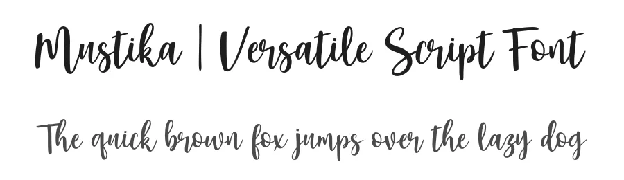 Mustika | Versatile Script Font by Letternun — Script Handwritten Font