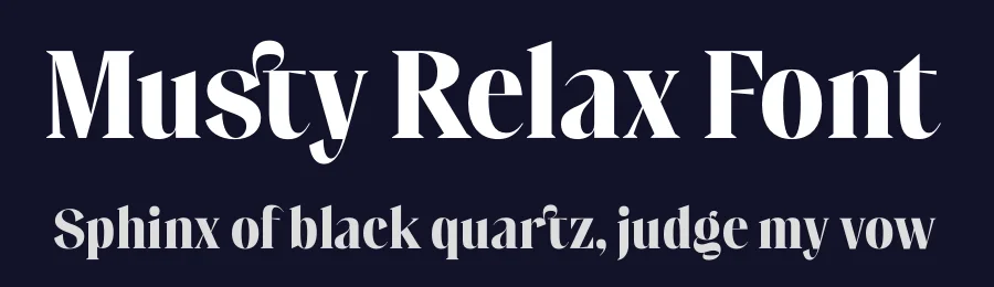 Musty Relax Font by timelesstype.co — Serif Font — thumbnail 2