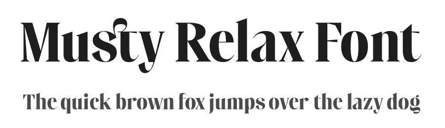 Musty Relax Font by timelesstype.co — Serif Font