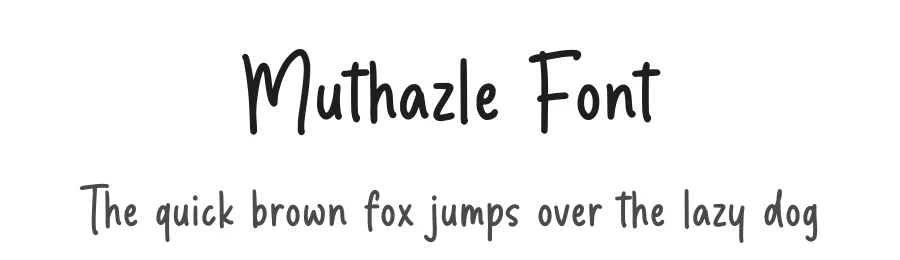 Muthazle Font by Allouse.Studio — Script Handwritten Font