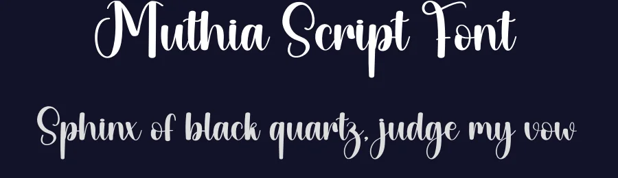 Muthia Script Font by creativeletter — Script Handwritten Font — thumbnail 2