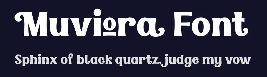 Muviora Font by Lettersweet — Display Font — thumbnail 2