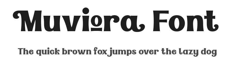 Muviora Font by Lettersweet β Display Font