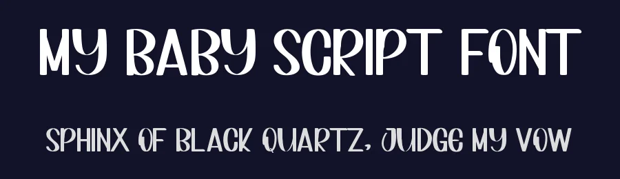 My Baby Script Font by inermediaSTUDIO — Display Font — thumbnail 2