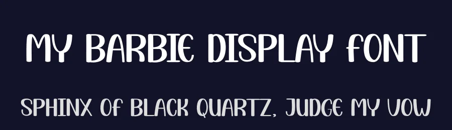 My Barbie Display Font by andikastudio — Display Font — thumbnail 2