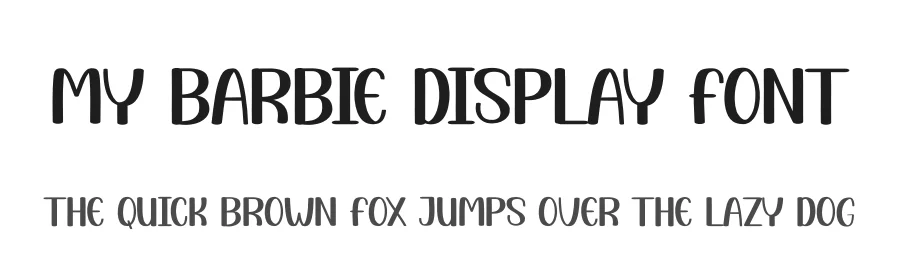 My Barbie Display Font by andikastudio — Display Font