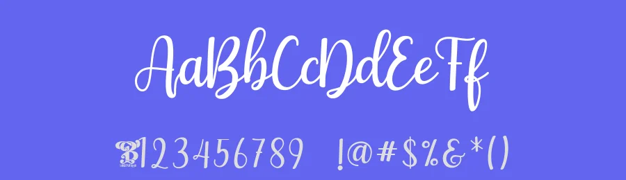 My butterfly Font by bearydsgn — Decorative Font — thumbnail 3