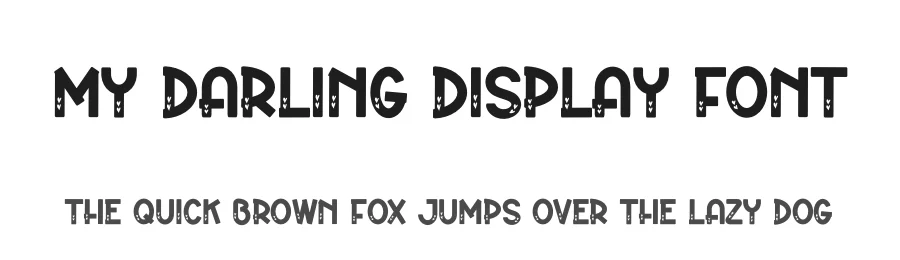 My Darling Display Font by andikastudio — Display Font