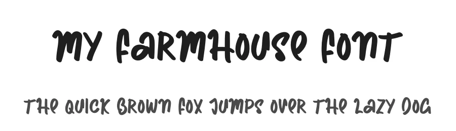 My Farmhouse Font by levincreative β Script Handwritten Font