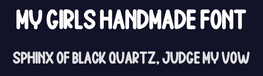 My Girls Handmade Font by inermediaSTUDIO — Display Font — thumbnail 2