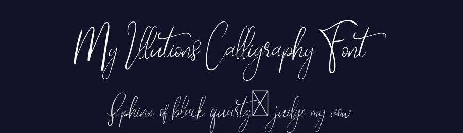 My Illutions Calligraphy Font by edricstudio — Script Handwritten Font — thumbnail 2