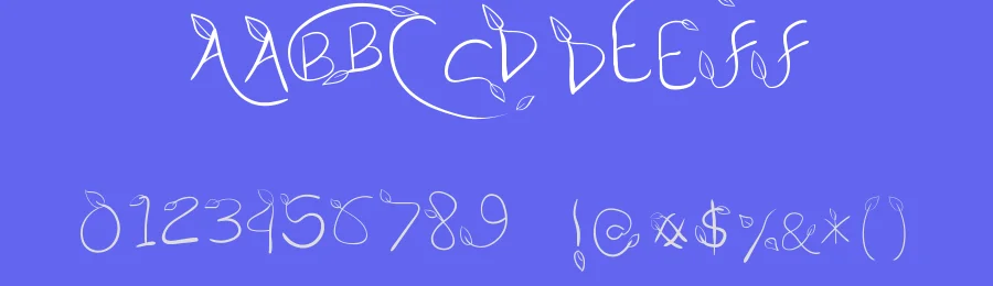 My Leaf Style Font by jetsmax — Display Font — thumbnail 3