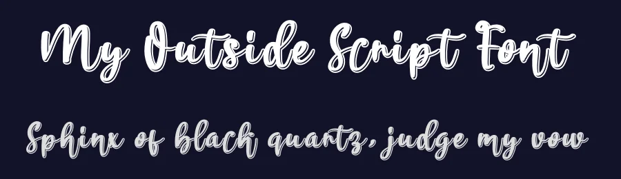 My Outside Script Font by andikastudio — Script Handwritten Font — thumbnail 2