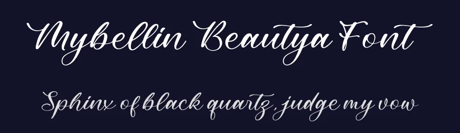 Mybellin Beautya Font by letterfabric — Script Handwritten Font — thumbnail 2