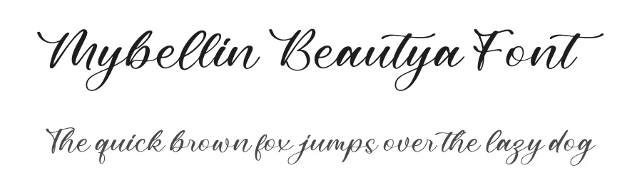 Mybellin Beautya Font by letterfabric — Script Handwritten Font