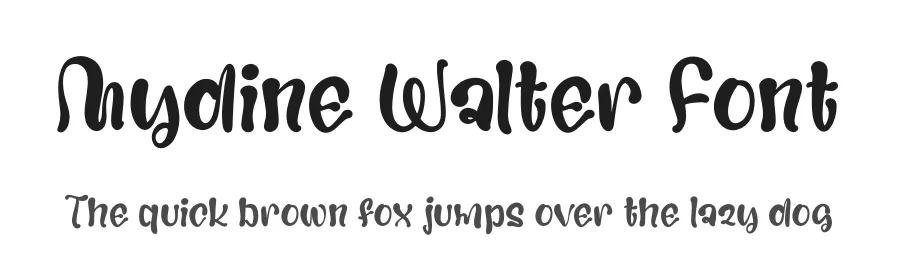 Mydine Walter Font by perspectype — Display Font