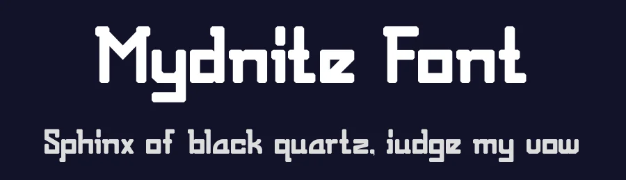 Mydnite Font by Rismatype — Display Font — thumbnail 2