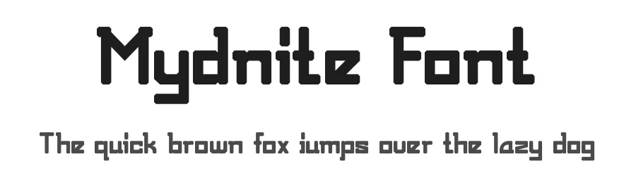 Mydnite Font by Rismatype — Display Font