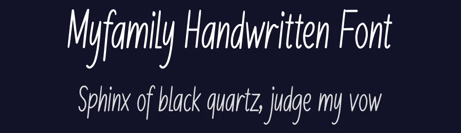 Myfamily Handwritten Font by andikastudio — Script Handwritten Font — thumbnail 2