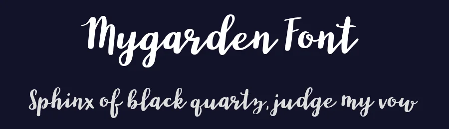 Mygarden Font by metafontsy — Script Handwritten Font — thumbnail 2