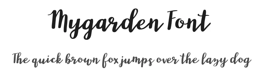 Mygarden Font by metafontsy — Script Handwritten Font