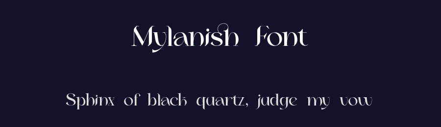 Mylanish Font by Penatic Studio — Serif Font — thumbnail 2