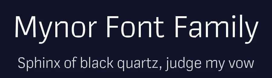 Mynor Font Family by The Northern Block — Sans Serif Font — thumbnail 2