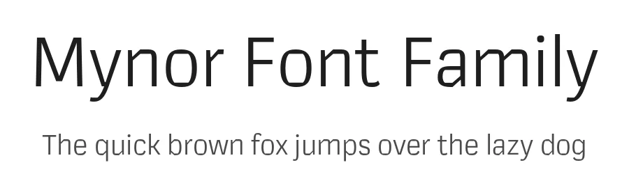 Mynor Font Family by The Northern Block — Sans Serif Font